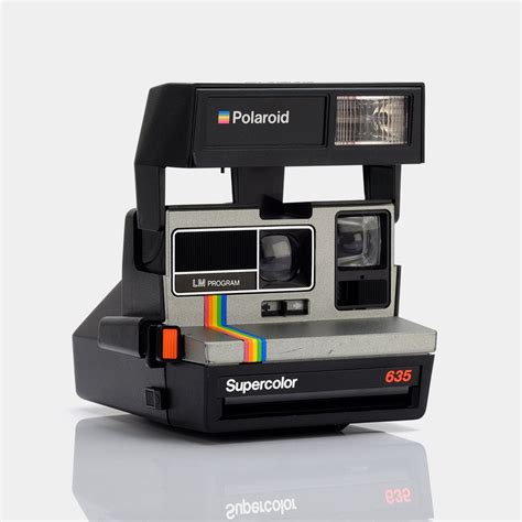 Polaroid 600 Supercolor Silver 635 Instant Film Camera Retrospekt