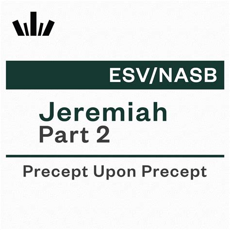 Jeremiah Part 2 Precept Upon Precept Bible Study Precept Uk