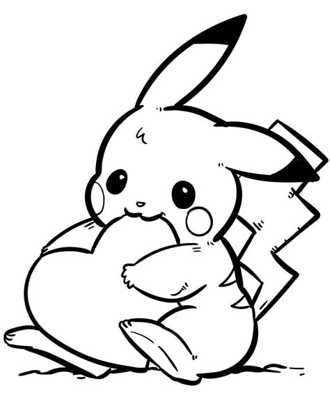 Pikachu Coloring Pages Free Printable Coloring Pages For Kids
