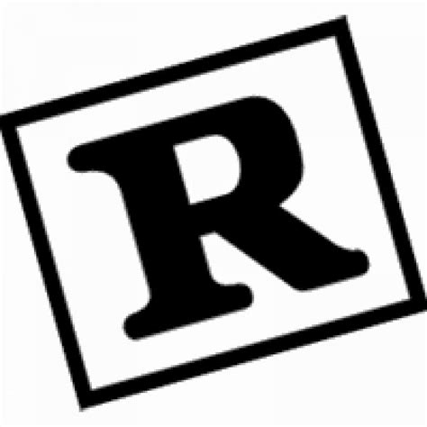 Rated R Logo For Violence 7897 Dfiles Clipart Best Clipart Best
