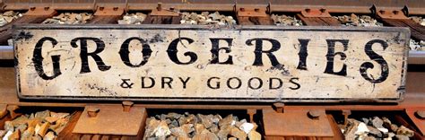 Dry Goods Sign Grocery Wall Sign Old Grocery Sign Kitchen Etsy