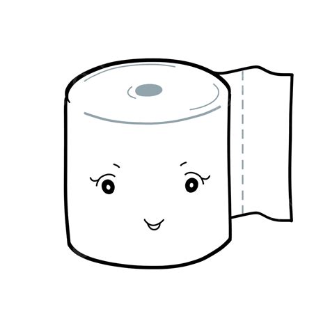 Cartoon Toilet Paper Clipart Png Images White Cartoon Toilet Paper