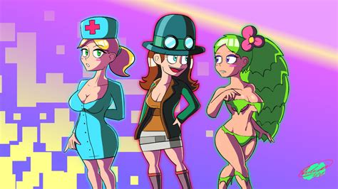 Terraria Nurse Steampunker And Dryad By Twisted4000 On Deviantart
