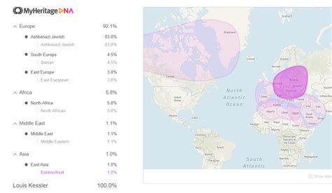 Example Dna Results From 23andme Ancestry Myheritage And 45 Off