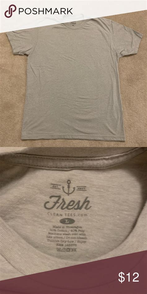 Fresh Clean Tees T Shirt Light Grey Shirts Tees Light Grey