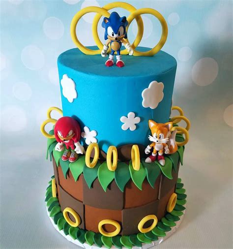 Sonic The Hedgehog Cake Topper Sonic Birthday Party Sonic Etsy The