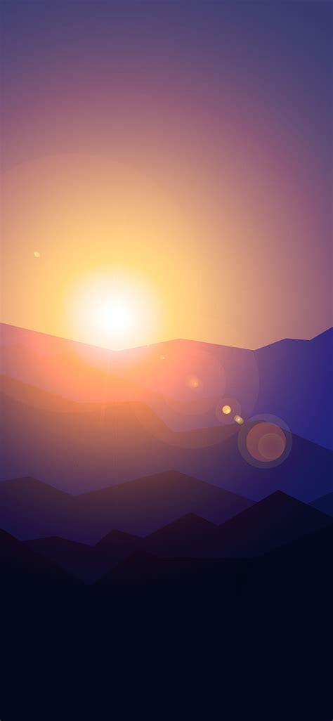 1920x1080px 1080p Free Download Minimalist Sunset Android Colorful