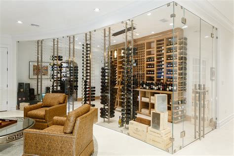 Photo 1 Of 5 In Glass Wine Room By Joseph And Curtis Custom Wine Cellars Dwell