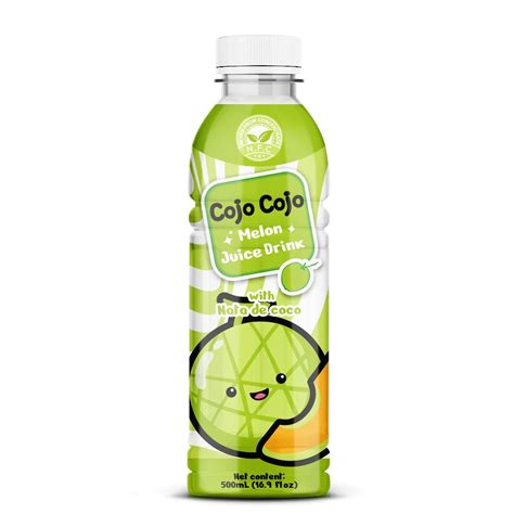 500ml Cojo Cojo Melon Juice Drink With Nata De Coco Fruit Juice Manufacturer
