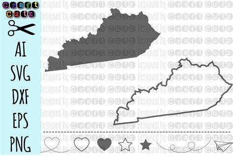Kentucky Svg State Svg Files Kentucky Vector United States Svg