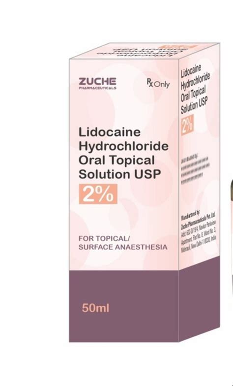 Lidocaine Hydrochloride Oral Topical Solution Usp At Rs 60bottle