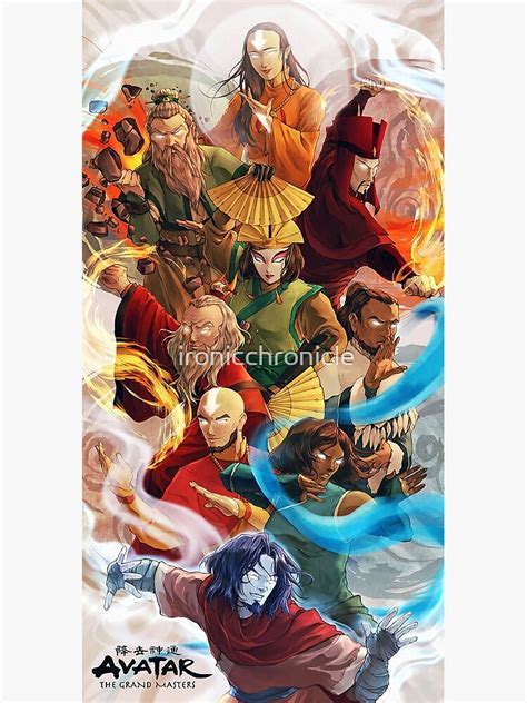 Avatar The Grand Masters The Last Airbender Past Lives Poster By