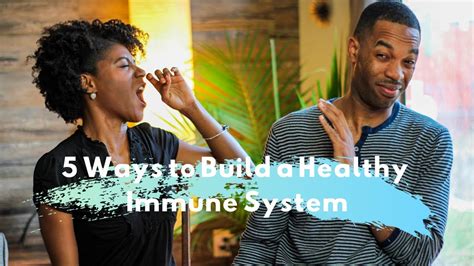 You can have a healthy immune system by simply getting enough rest, getting quality exercise, eating balanced nourishing meals and keeping your stress levels i don't know if a child builds the immune system better, but i do know that while an infant is breastfeeding the mother helps the child with her. 5 Ways to Build a Healthy Immune System - YouTube