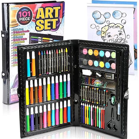 Deluxe Art Set For Kids By Art Creativity Ideal Beginner Artist Kit