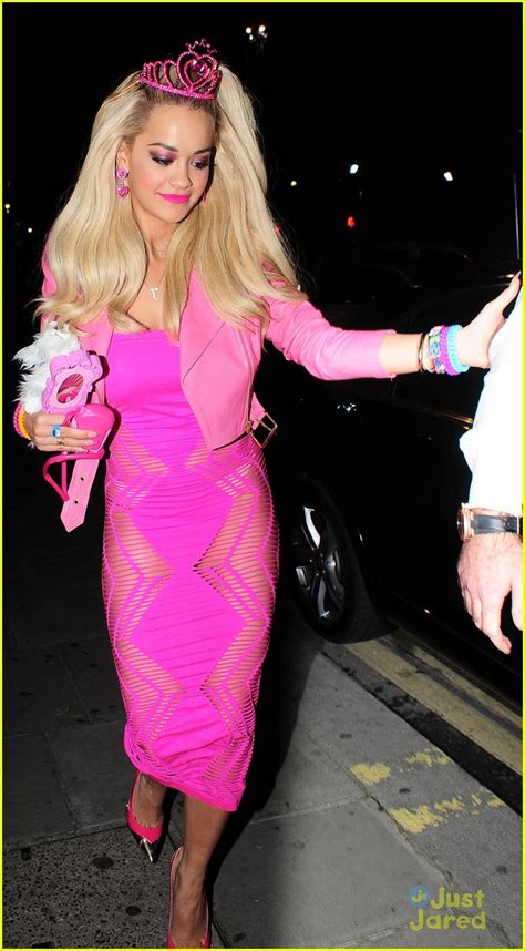 Rita Ora Looks Pretty In Pink As Barbie For Halloween Photo 737045