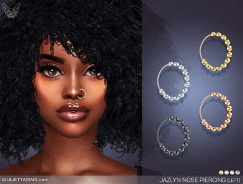 Jazlyn Nose Ring Right Nostril The Sims 4 Catalog