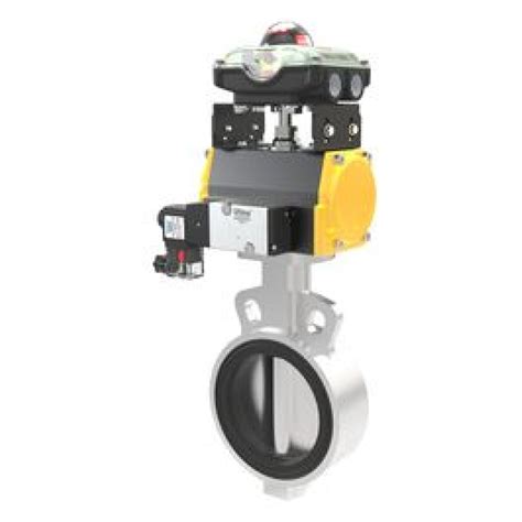 Uflow 2 Inch 50mm Pneumatic Actuator Operated Ci Butterfly Valve Pn10