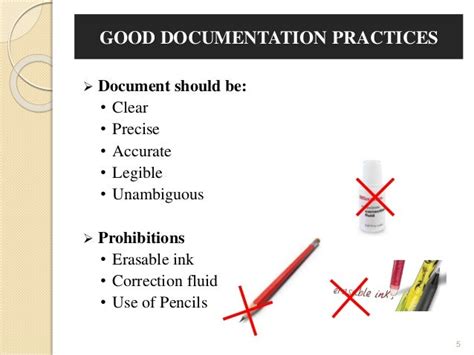 Gmp Good Documentation Practices