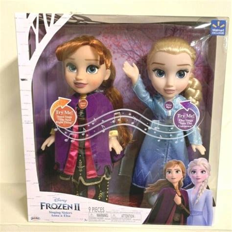 Disney Frozen 2 Elsa And Anna Singing Sisters Interactive Doll Set 192995202863 Ebay