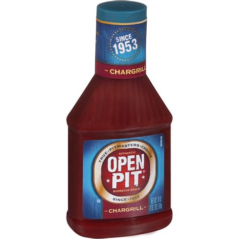 Cooker goes up, and breaks down, in an hour tops. Open Pit: Char-Grill Barbecue Sauce 18 Oz - BrickSeek