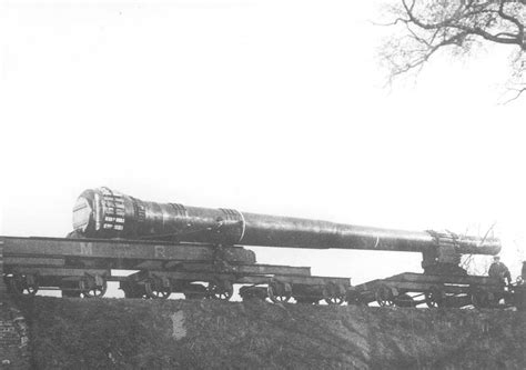 Foleshill Railway Close Up Of The Short Train Carrying The 15 Inch Gun