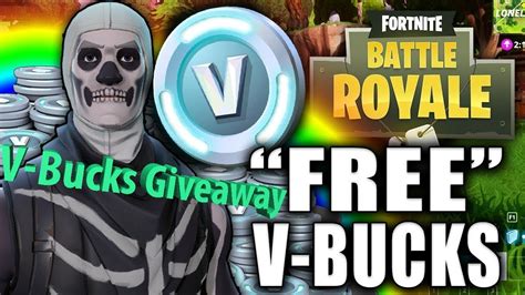Fortnite Battle Royale Free V Bucks Giveaway Ps4 Pc