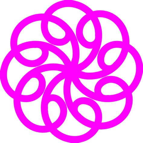Round Pink Ornament Clip Art At Vector Clip Art Online