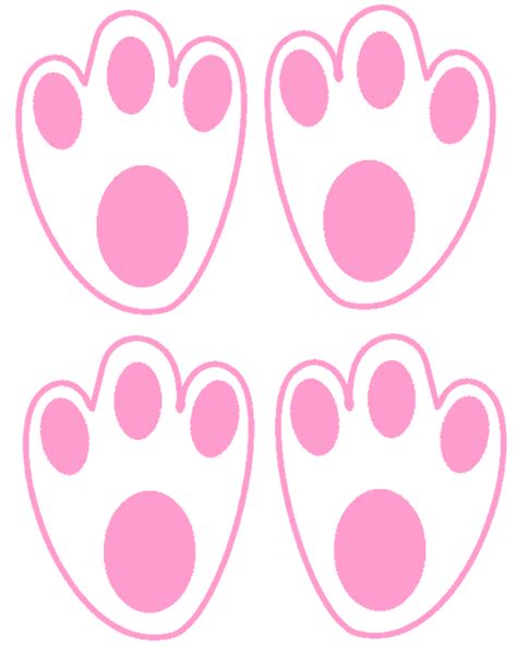 View, download and print paper bag rabbit feet template pdf template or form online. Bunny footprint template | 템플릿, 토끼