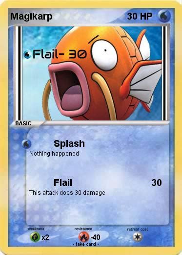 Pokémon Magikarp 1704 1704 Splash My Pokemon Card