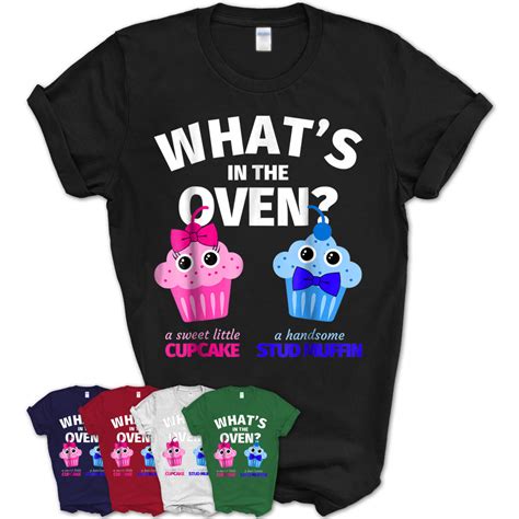 Gender Reveal Party Shirts Funny Cupcakemuffin T Teezou Store