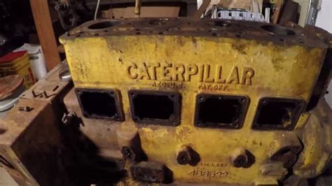 Caterpillar D2 5j1113 Diesel Engine Disassembly Day 1 Youtube