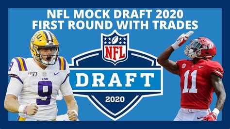 Nfl Mock Draft With Trades First Round Mock Draft Predictions