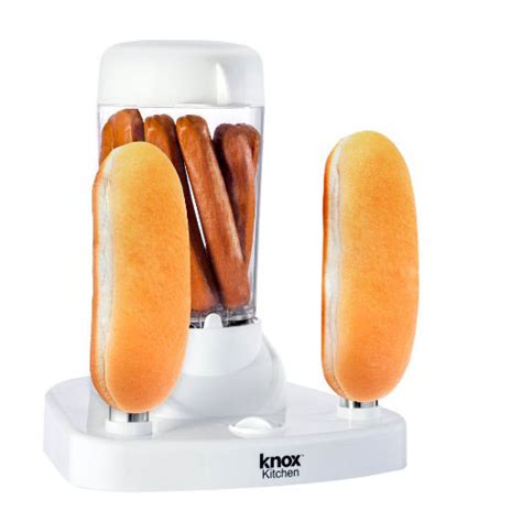 Kitchen accessories tools mini portable food clip heat sealing machine sealer home snack bag sealer kitchen utensils gadget item package included: Knox Hot Dog Steamer with Bun Warmers - Cooking Gizmos