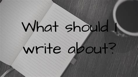 What should you write about? - Gael Gilliland