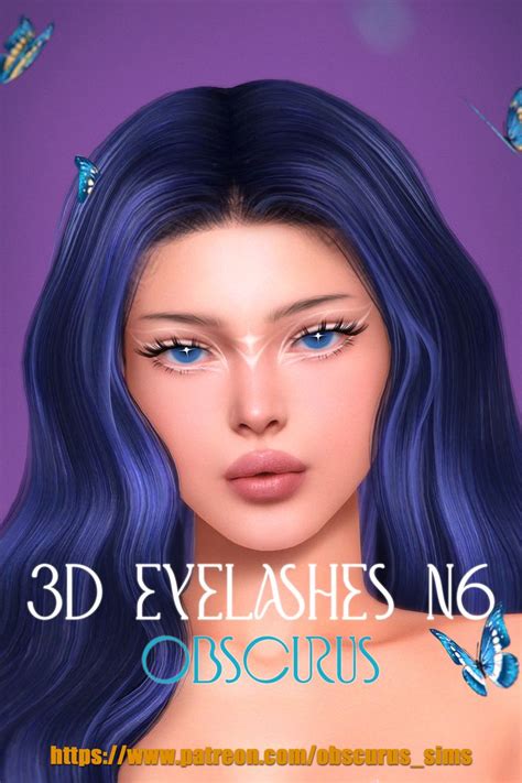 3d eyelashes 45 swatches sims 4 eyelashes teen female only base game compatible hq