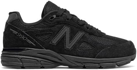 New Balance 990v4 Black Gs Kj990tbg