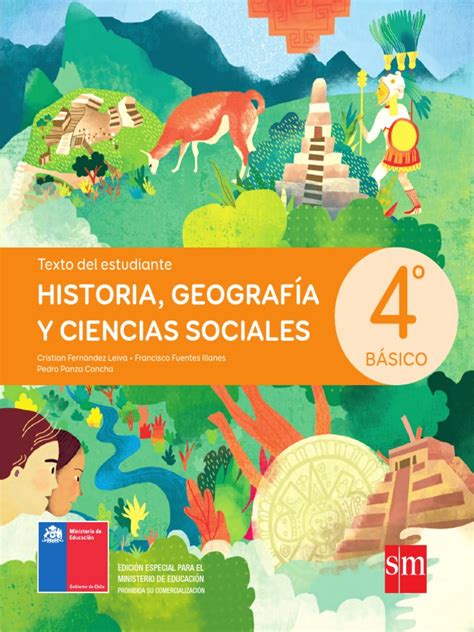 Historia Geografía Y Ciencias Sociales 4º Básico Texto Del