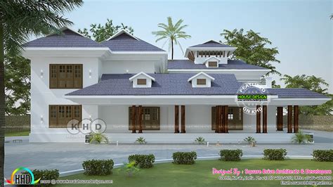 Typical Kerala Style 5 Bedroom House Plan Kerala Home Design And
