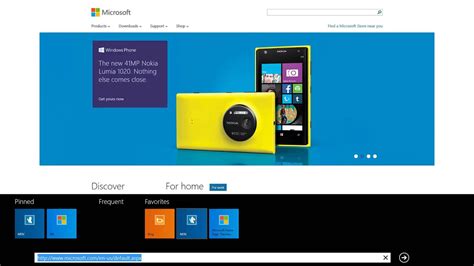 Windows 8 Basics Pin A Website To The Start Screen Youtube
