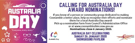 australia day nominations the coonamble times