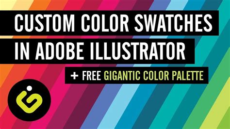 Custom Color Swatches In Adobe Illustrator Free Gigantic Color