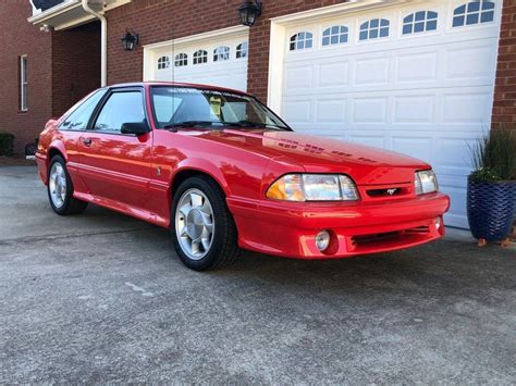 Roll Out In A Rare 1993 Ford Mustang Cobra With Just 3k Actual Miles