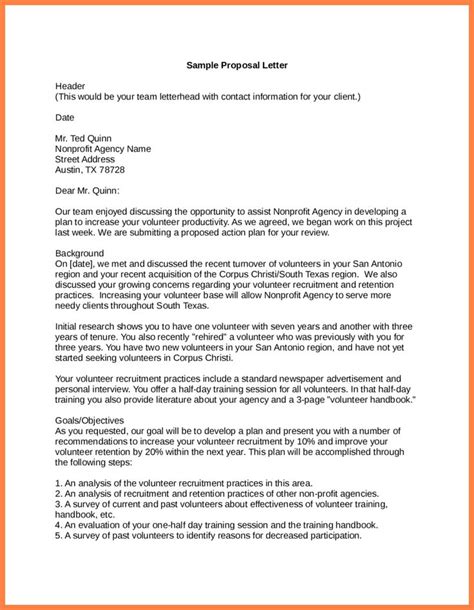 sample business proposal letter   proposal letter business