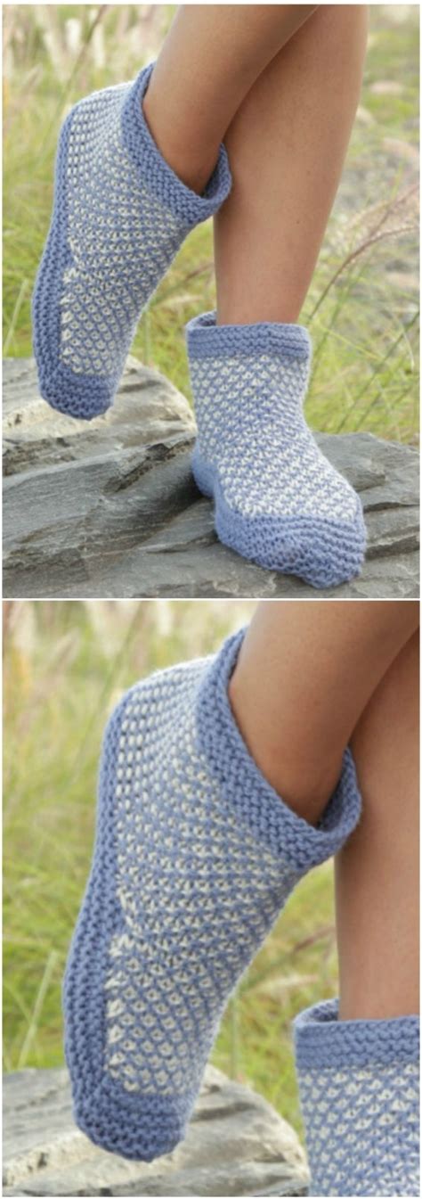Knitted Slipper Boots Free Pattern Ideas You Ll Love The Whoot