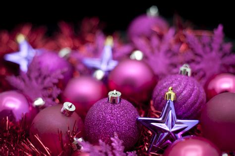 Photo Of Purple Christmas Decorations Free Christmas Images