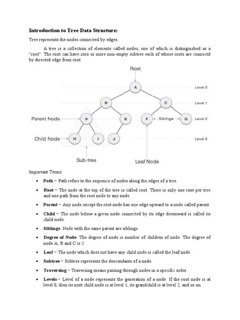 Introduction To Tree Data Structure Pdf