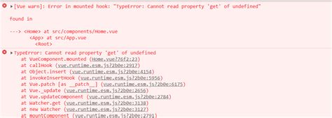 Vuejs Typeerror Cannot Read Property Components Of Undefined In Hot