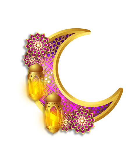 Eid Mubarak Conception Islamique Croissant De Lune 8489907 Png