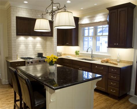 Forty six dark and black kitchen cabinets (pics of kitchens). Best Dark Cabinets Light Island Design Ideas & Remodel ...