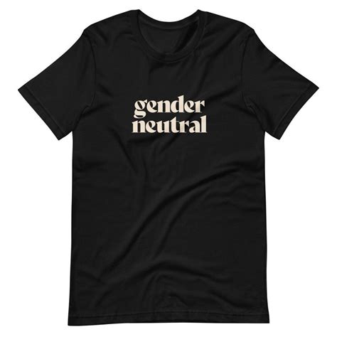 Gender Neutral Unisex T Shirt Etsy